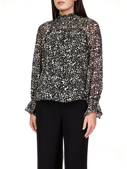 BETTER STILL SMOCKED BLOUSE