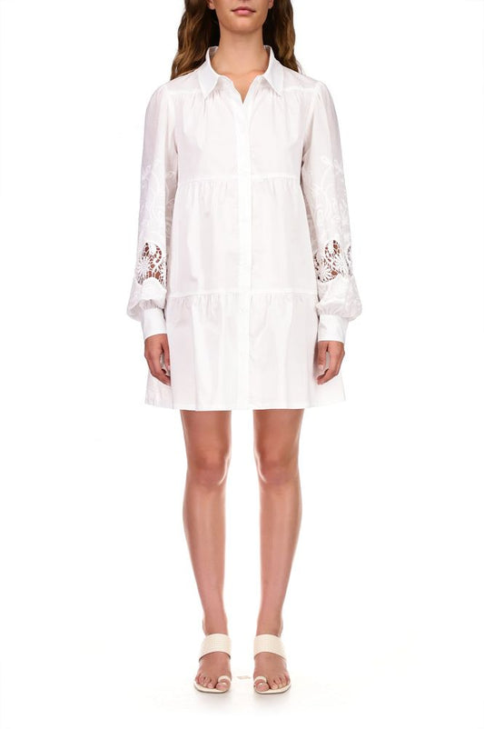 CUTWORK SLEEVE BABYDOLL