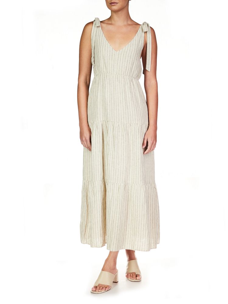 MOVE YOUR BODY STRIPED MAXI