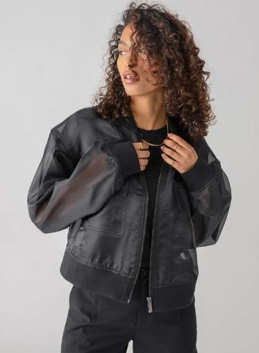 SKYLINE ORGANZA BOMBER