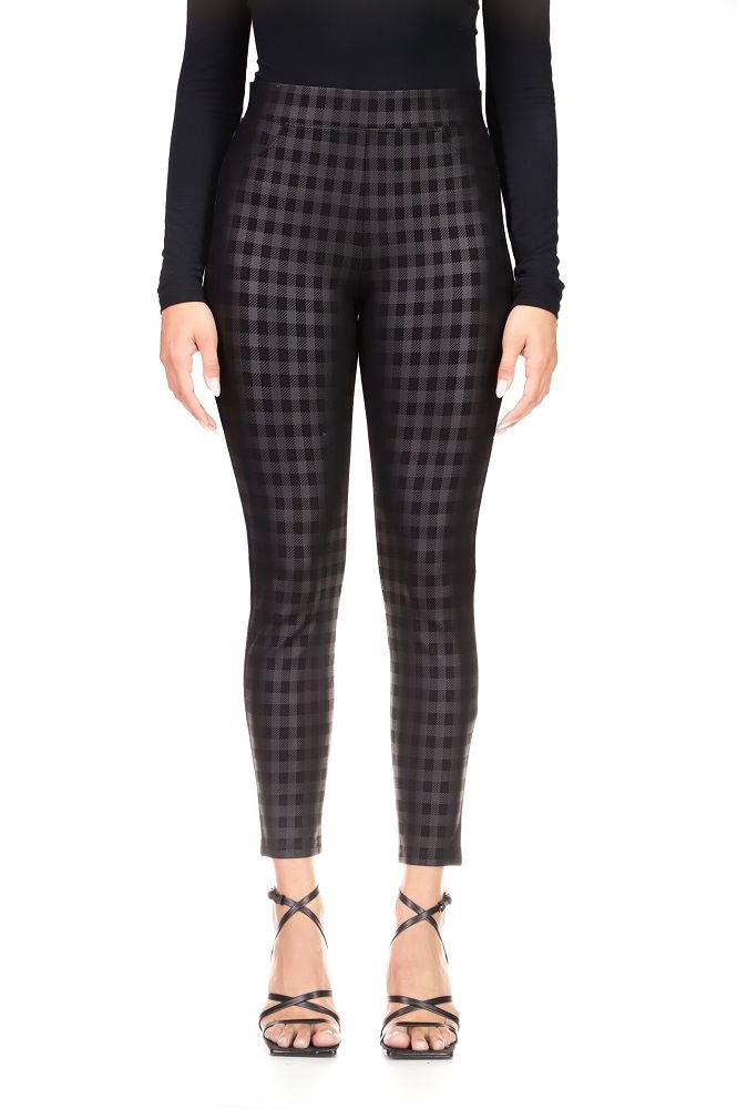 RUNWAY LEGGING COATED PLAID