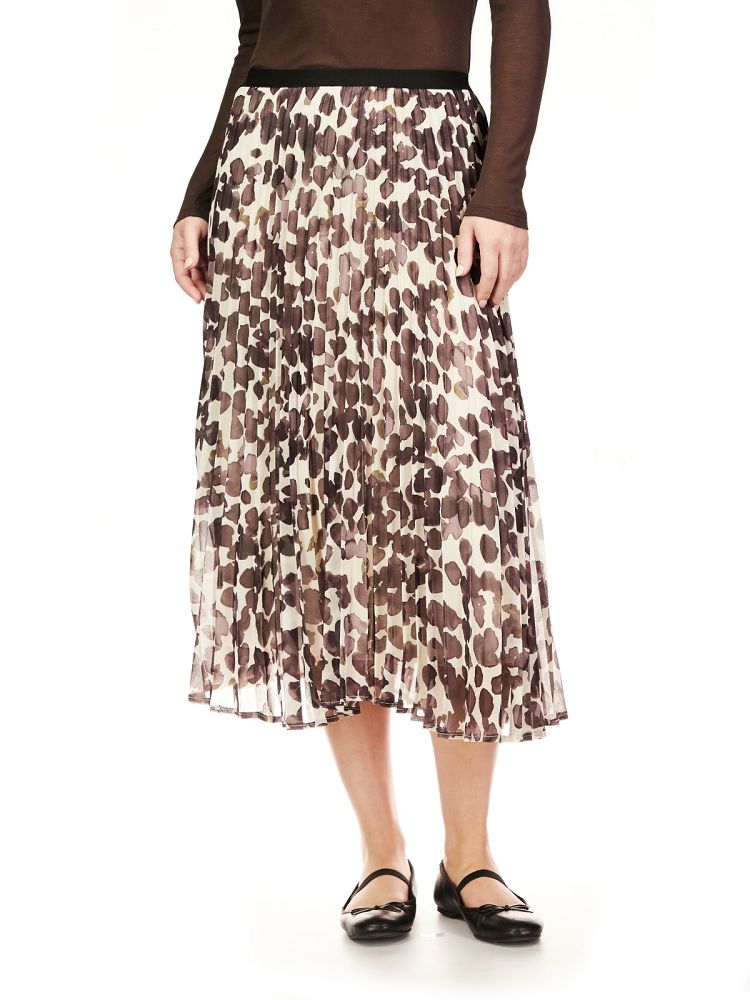 NEW PLEATED MIDI SKIRT