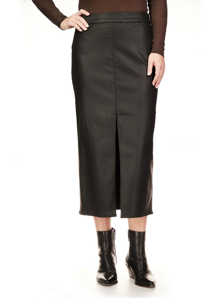 LONG COATED SKIRT