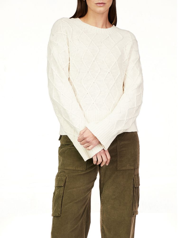 COASTAL CABLE CREWNECK