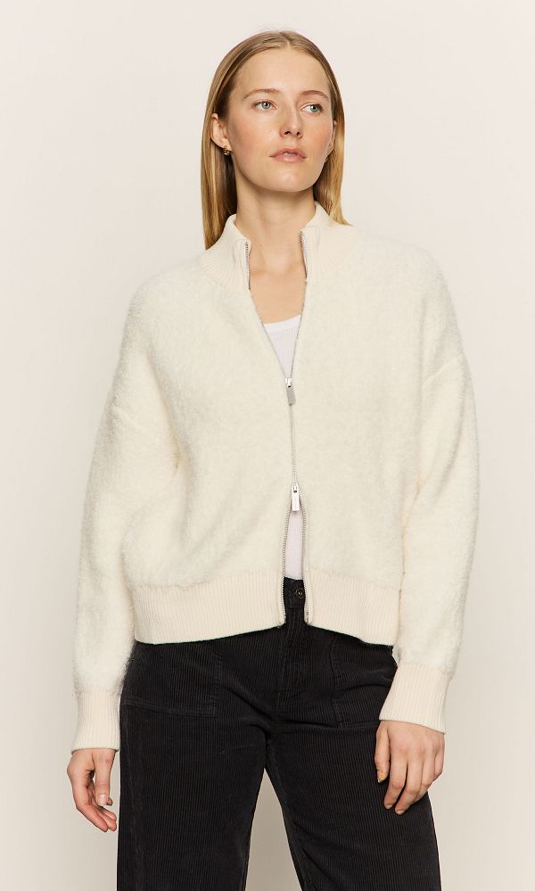 BOUCLE SWEATER JACKET