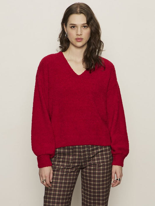 TEDDY V NECK SWEATER