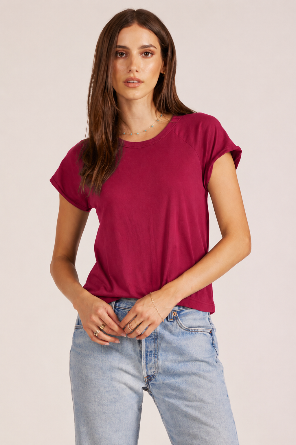 RAGLAN CAP SLV TEE