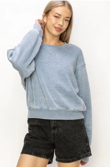 REST DAY SEAM DETAIL SWEATSHIRT