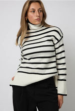 Load image into Gallery viewer, SAILOR TURTLE NECK SWEATER
