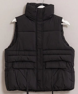 Placket Puffer Vest