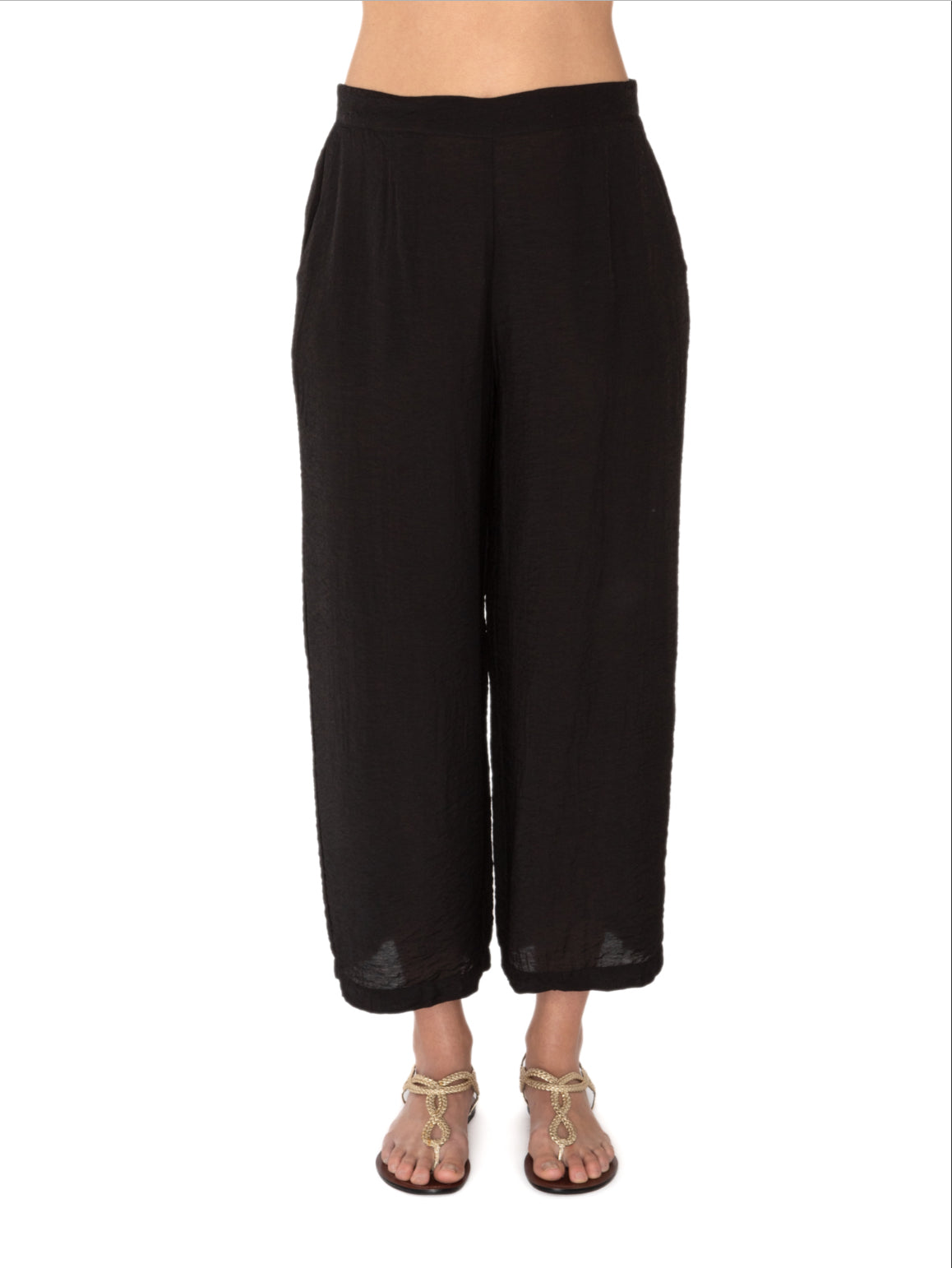 Wide Leg Crop Parachute Pant