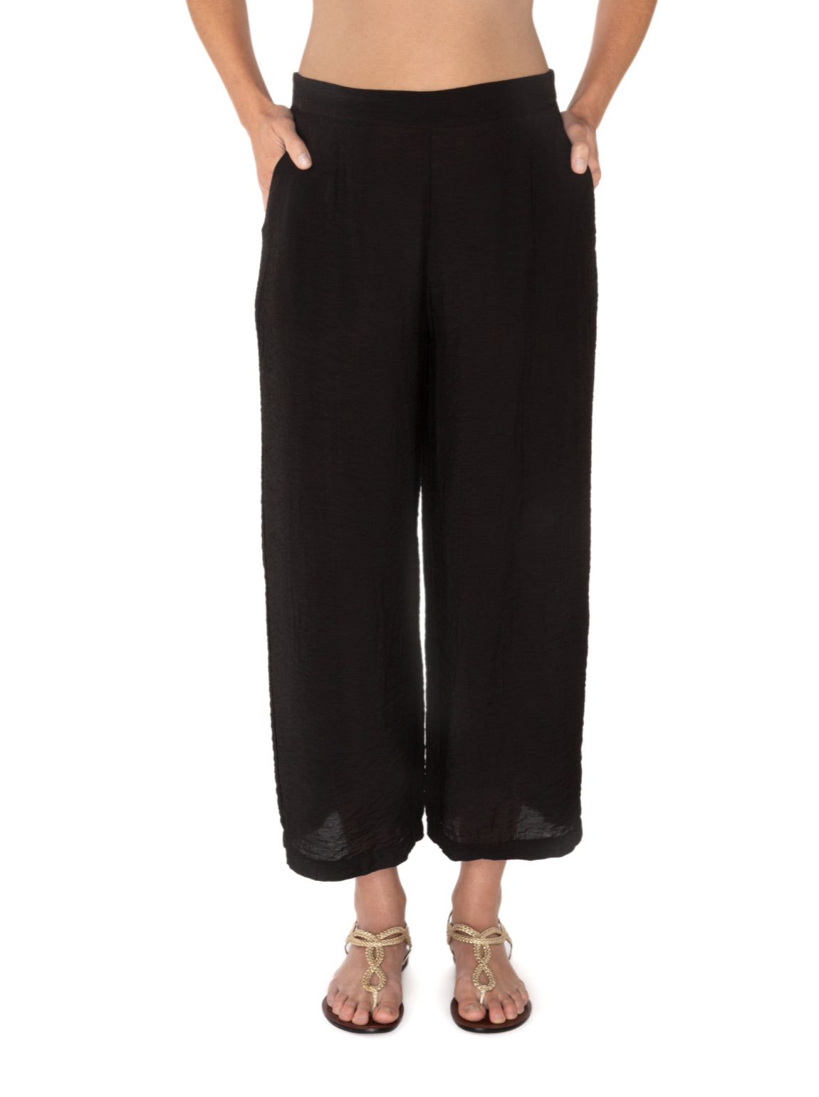 Wide Leg Crop Parachute Pant