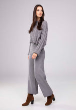 Load image into Gallery viewer, Wide Leg Cable Knit Pant
