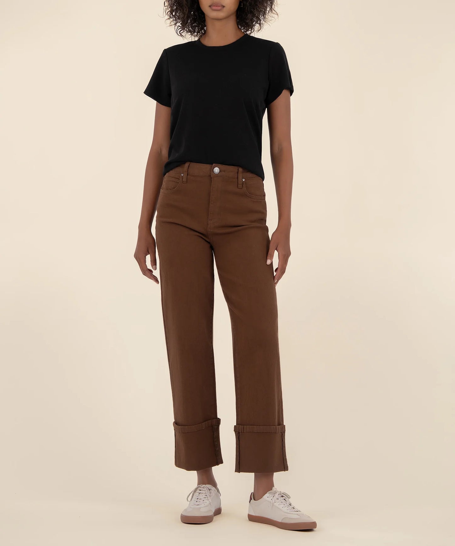 SIENNA HIGH RISE STRAIGHT LEG-ROLL UP 5"