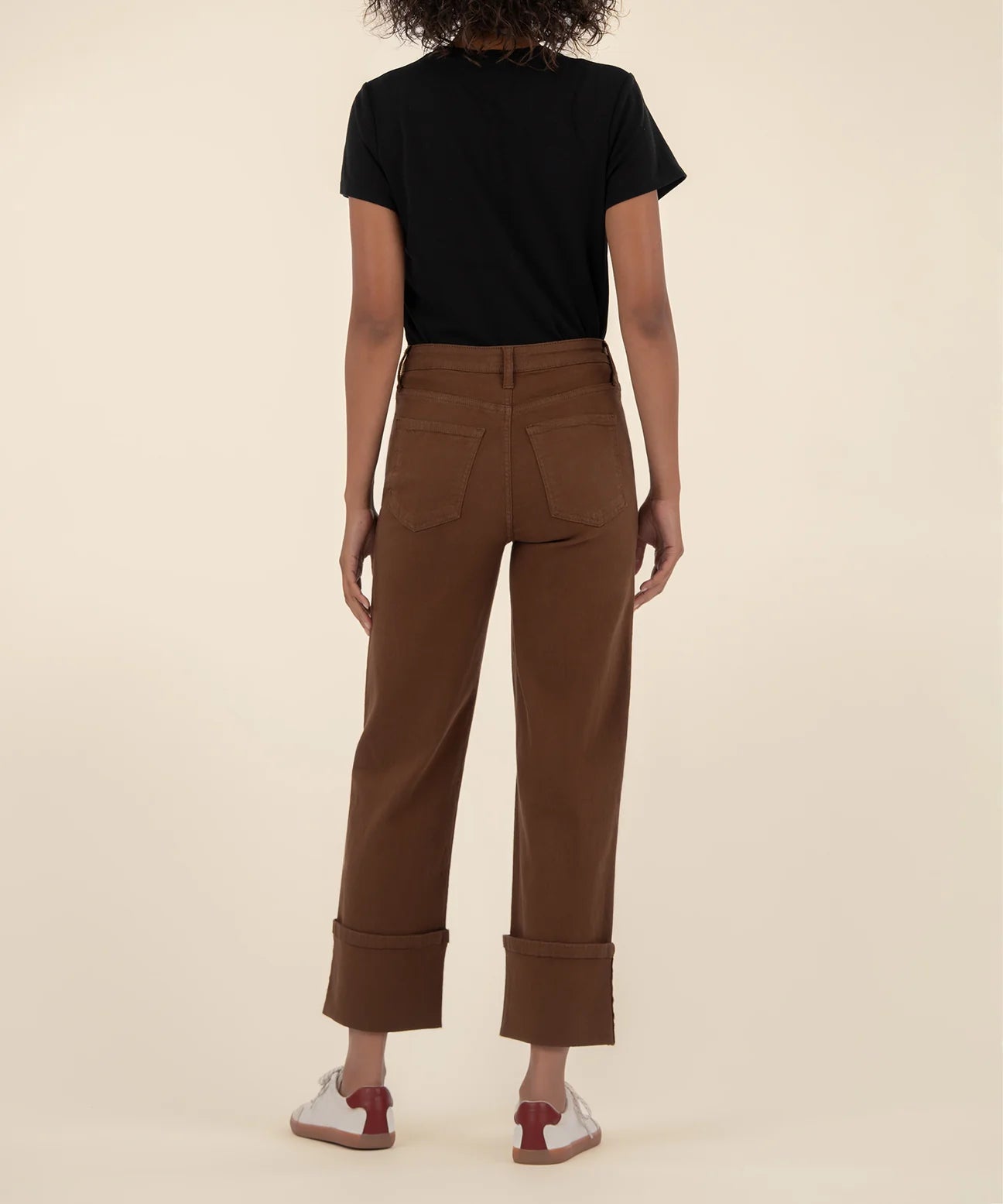 SIENNA HIGH RISE STRAIGHT LEG-ROLL UP 5"