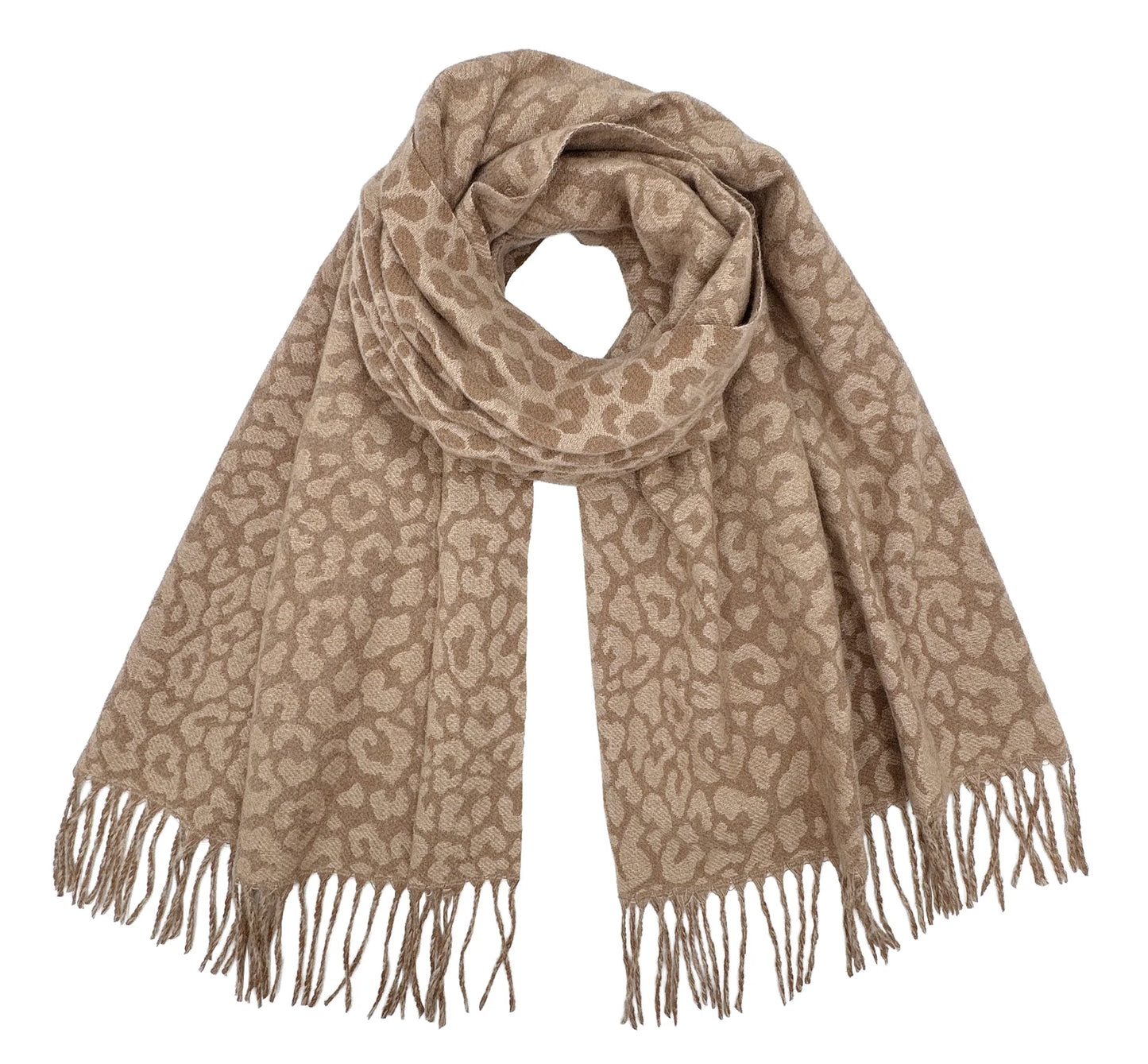 LEOPARD PRINT SCARF