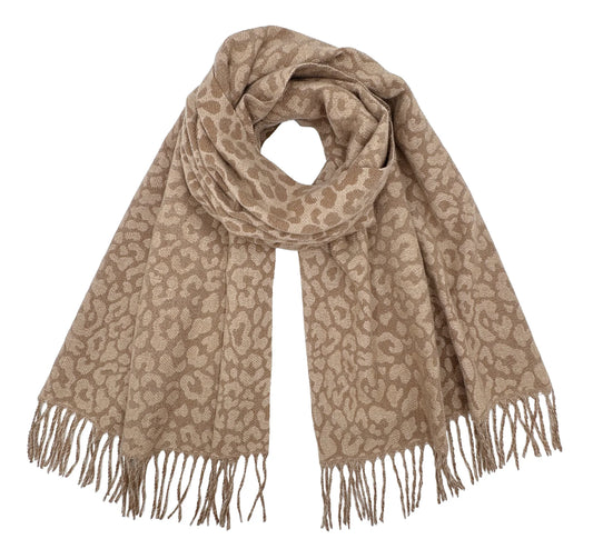 LEOPARD PRINT SCARF