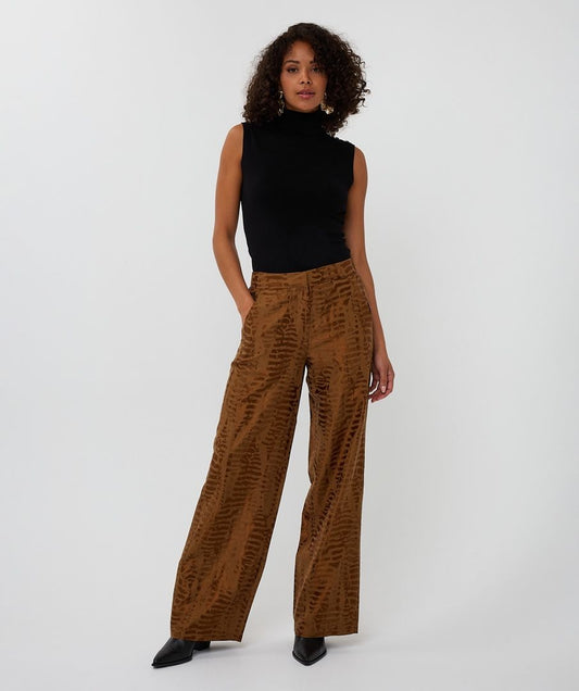 Trousers Animal Jacquard