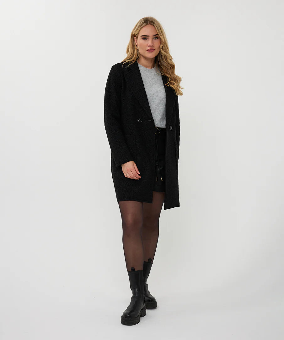 Long Boucle Cardigan