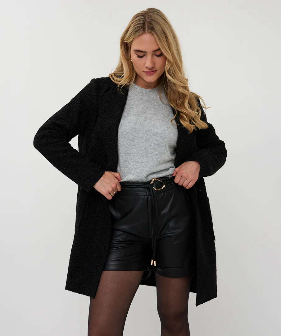 Long Boucle Cardigan