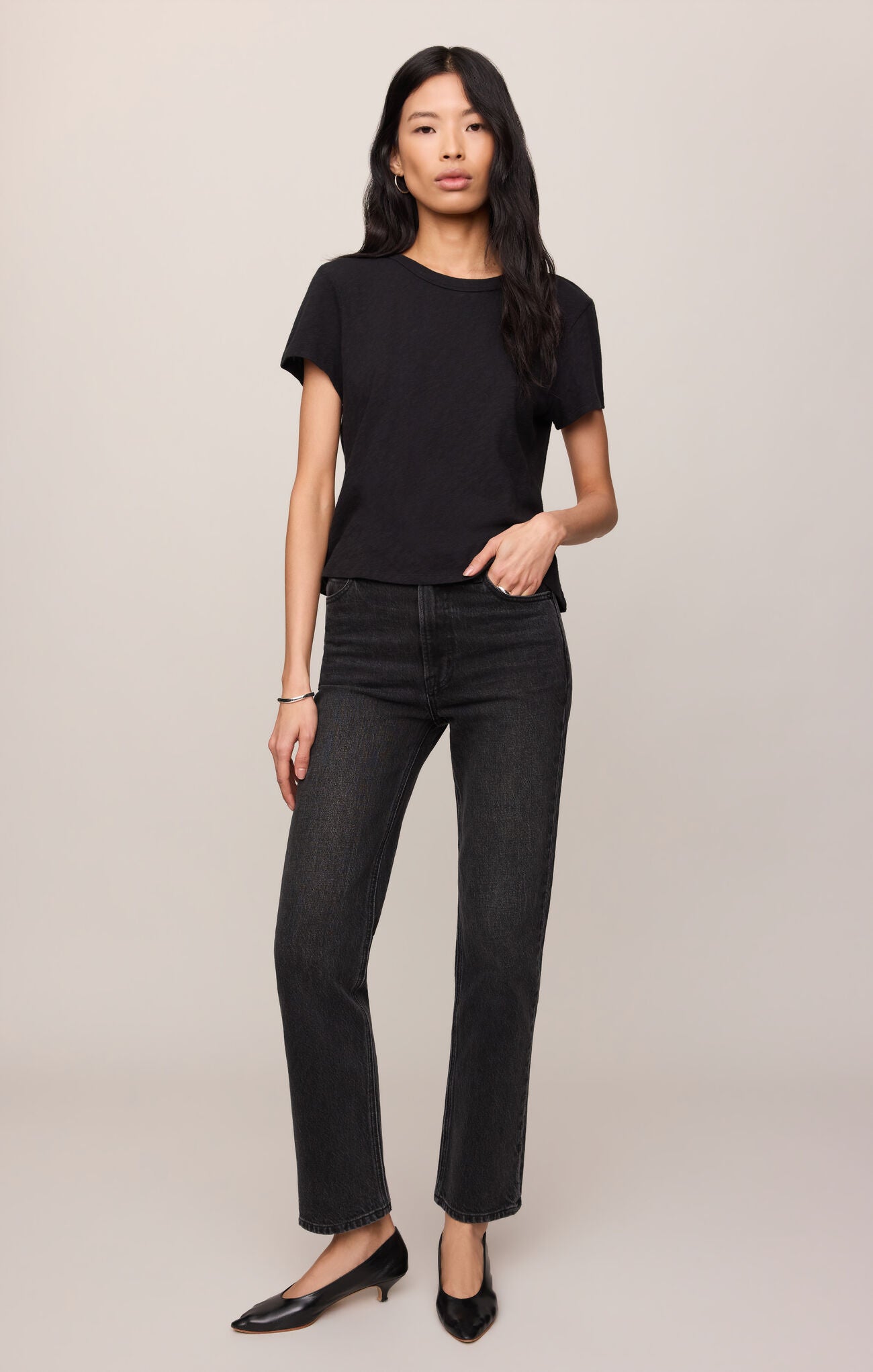 Junie Slub Tee Shirt