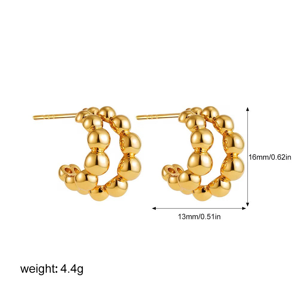 Ball Huggie Earrings