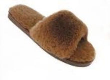 Load image into Gallery viewer, FAUX FUR SLIDE ON SLIPPERS
