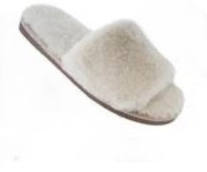 FAUX FUR SLIDE ON SLIPPERS