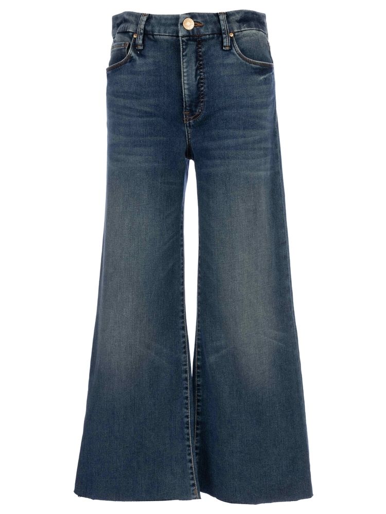 MEG HIGH RISE FAB AB WIDE LEG RAW HEM