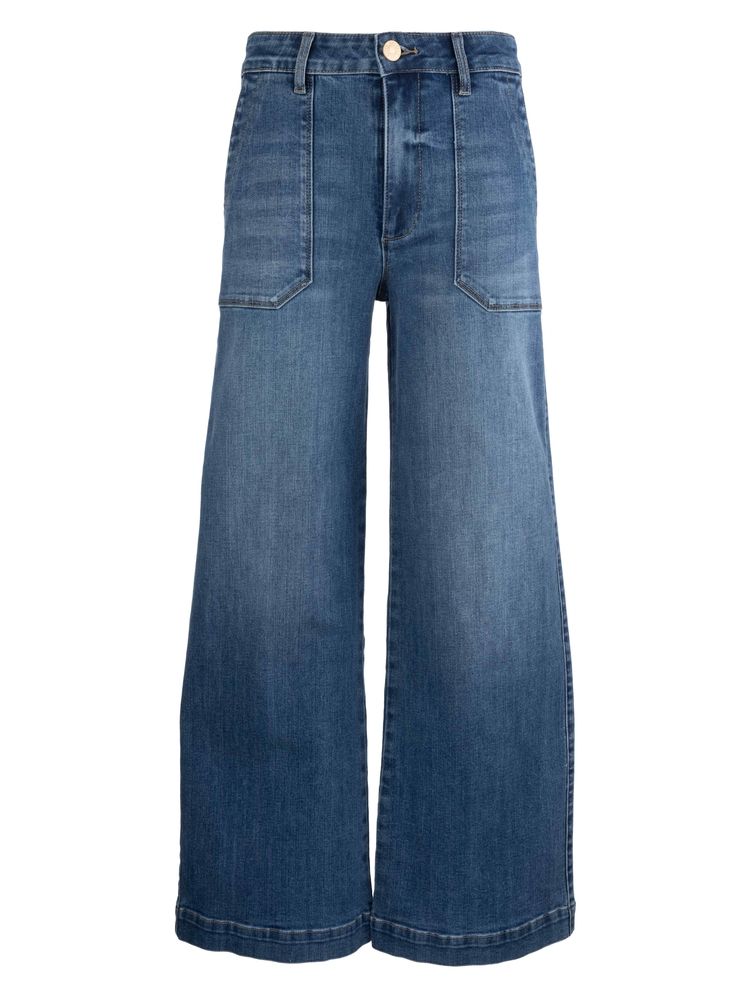 MEG HIGH RISE WIDE STRAIGHT LEG PORK CHOP WITH POCKET