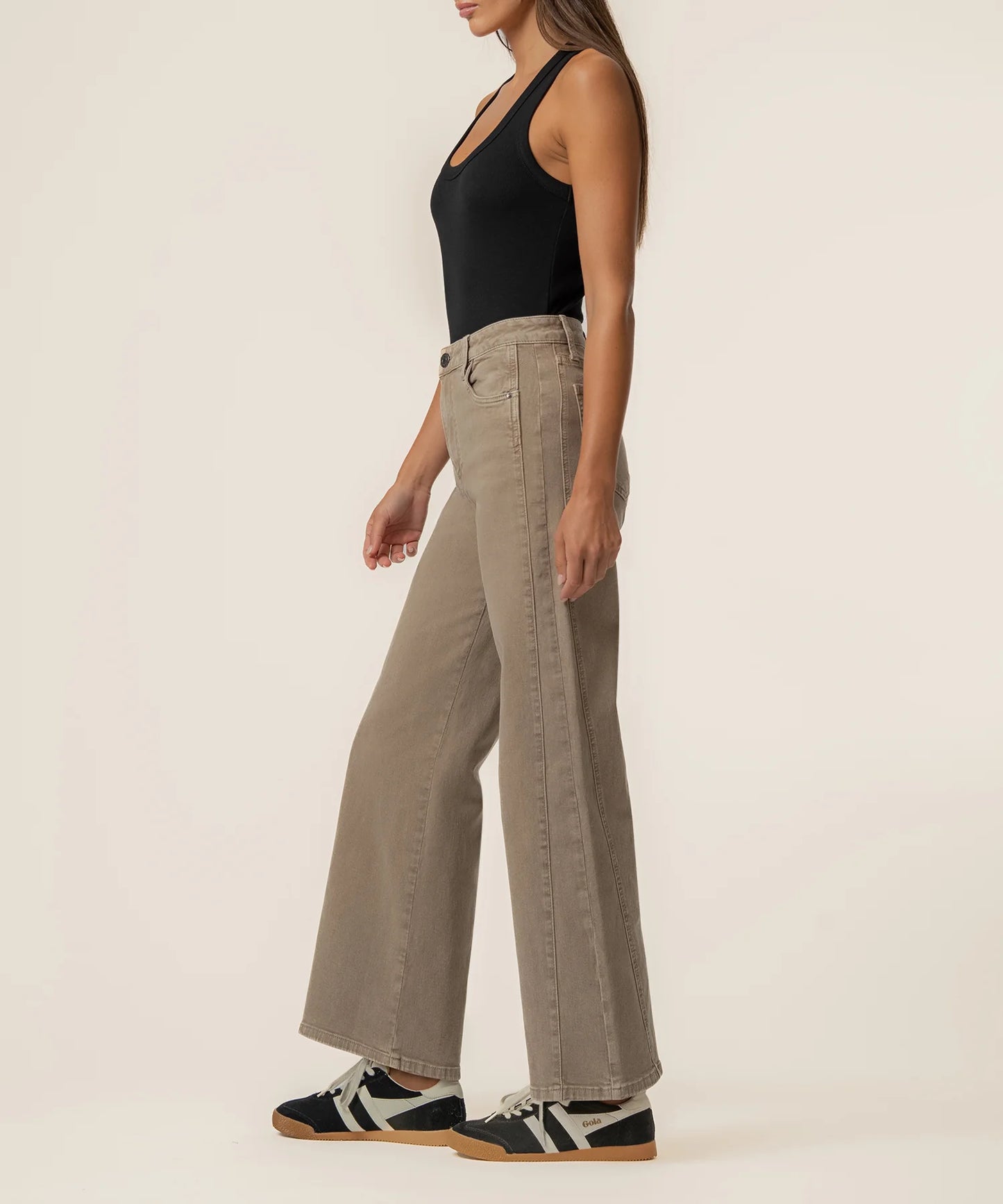 Meg High Rise Wide Leg Side Panel - Kut From the Kloth