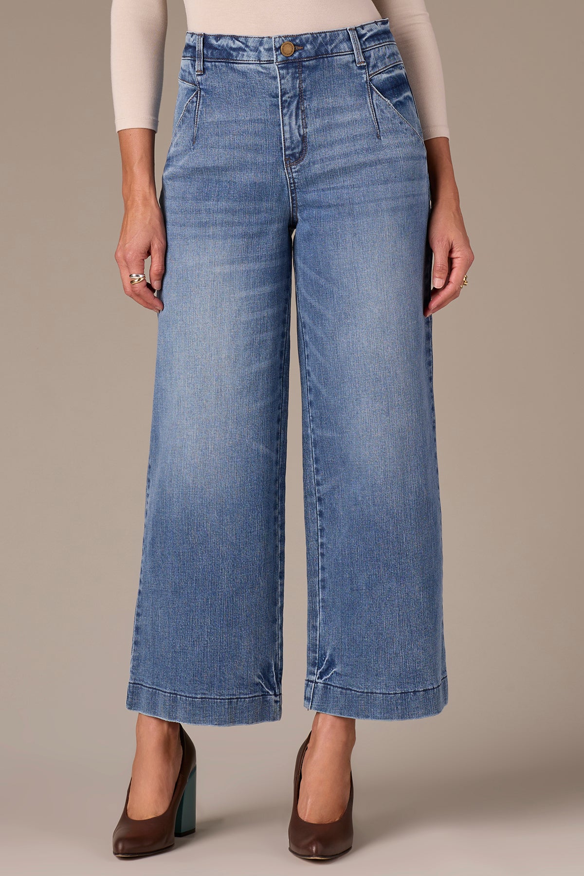 WYATT | 27/22" SKYRISE V-POCKET WIDE LEG