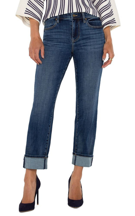 Marley Girlfriend cuffed 30in with 27in inseam