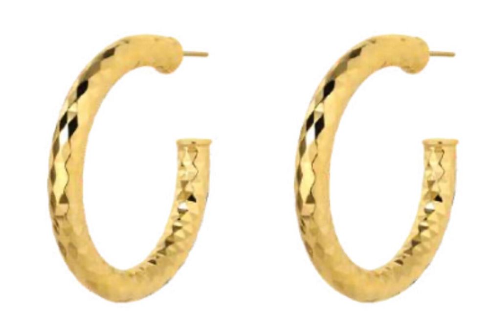 Madisen Hoop Gold