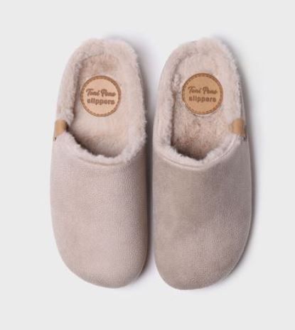 FUR LINED CLOG SLIPPER