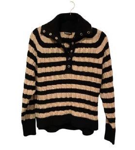 Cable Striped Polo
