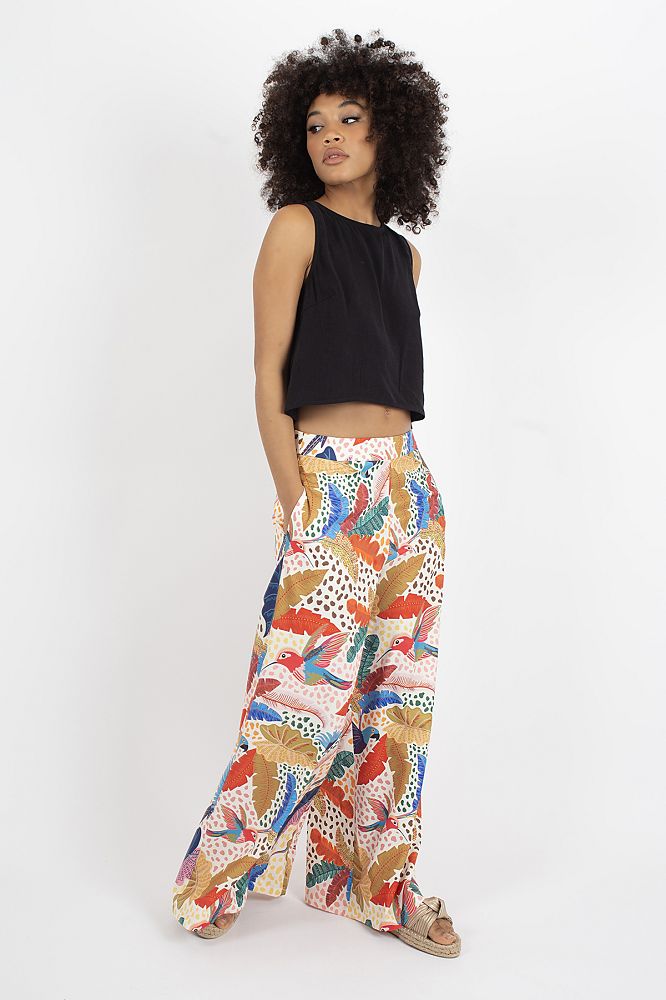 Wide Leg Trousers
