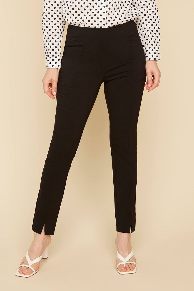 Renuar Pull on Pant w/ Front Ankle Slit
