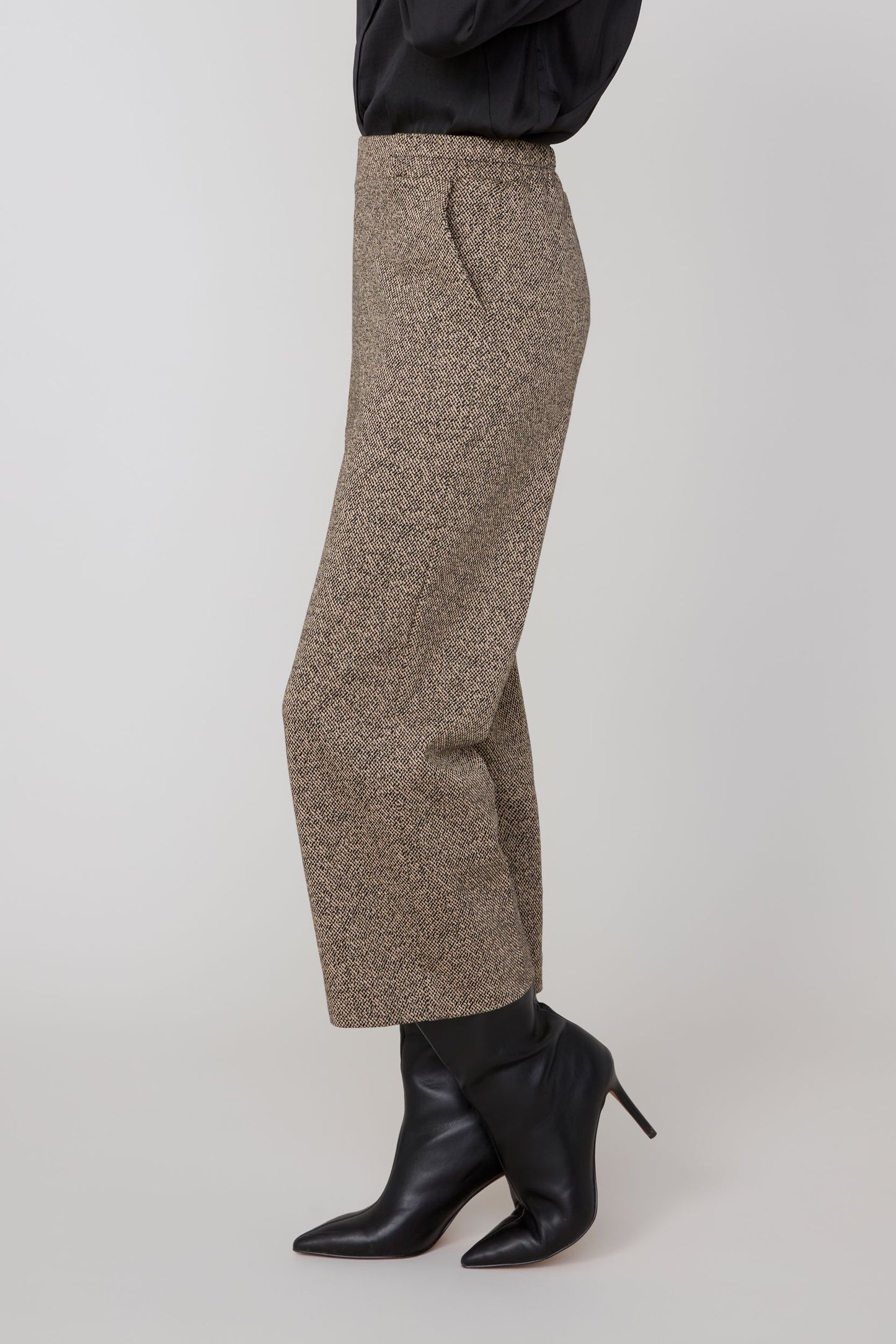 Pull on Wide Leg Crop
