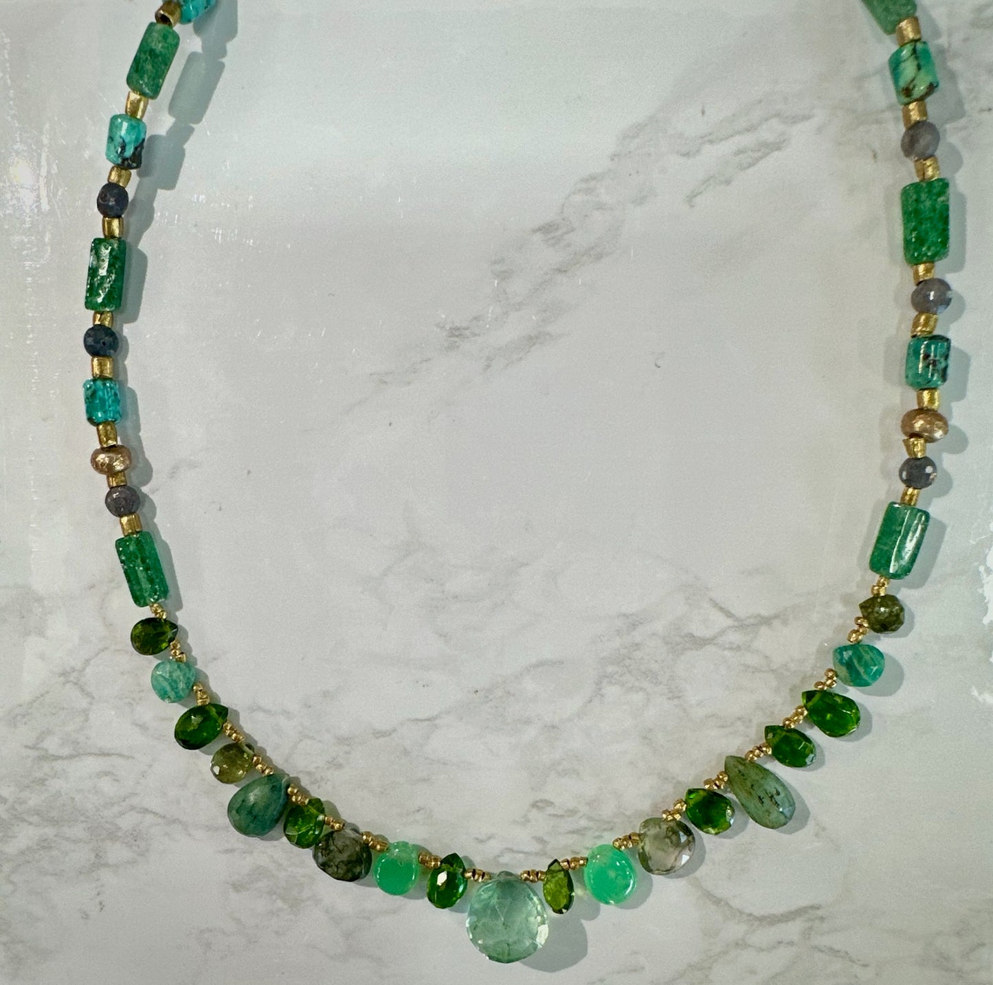 MULTI GEM NECKLACE
