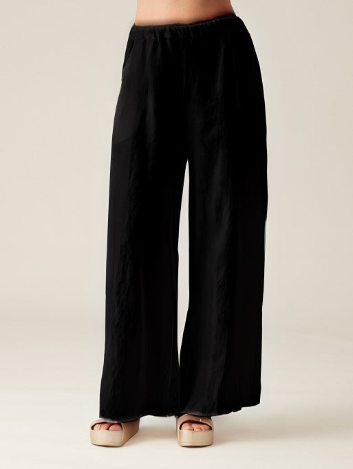 WIDE LEG PLEAT PANT