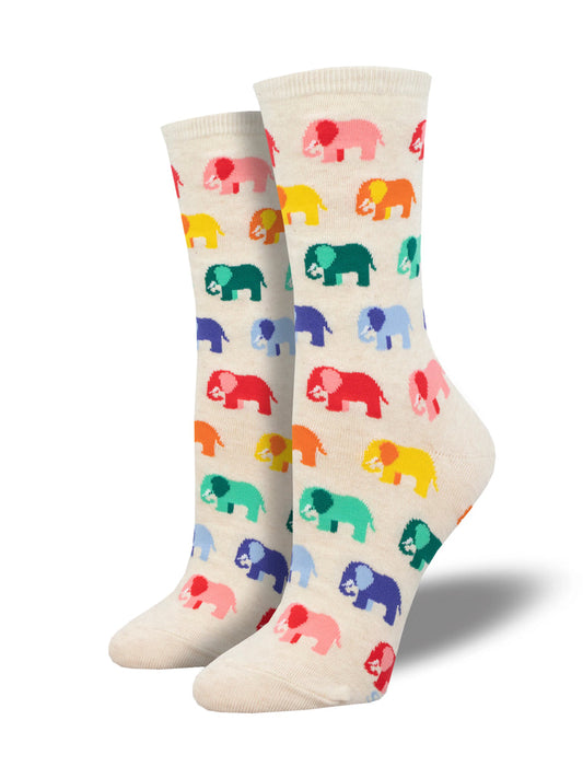 Elephant in the Room Crew Sock