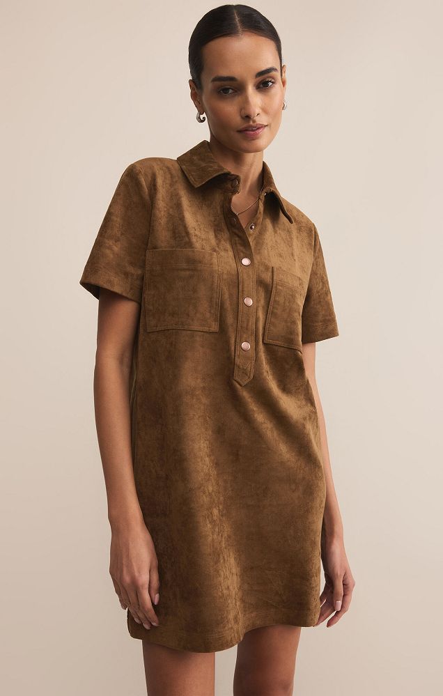SYDNEY SUEDE MINI DRESS