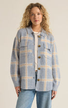 Load image into Gallery viewer, TYLER PLAID SWEATER JACKET
