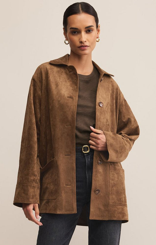 DECKER SUEDE CHORE JACKET