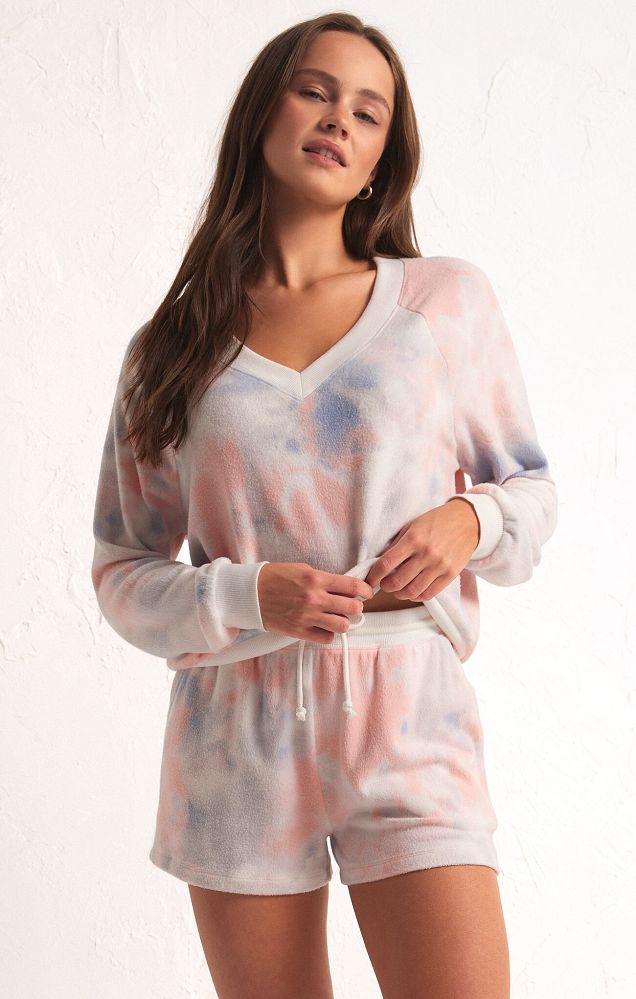 CANDY SKIES TIE DYE LS TOP