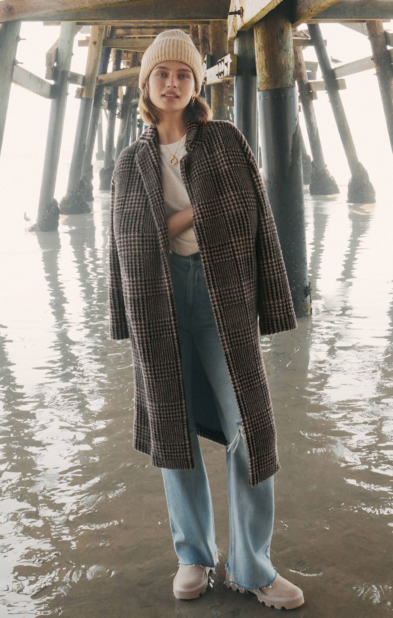 MASON HOUNDSTOOTH COAT