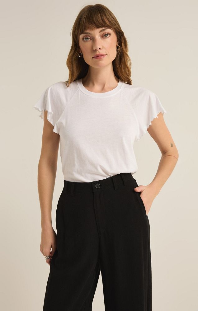 ABBY FLUTTER TEE