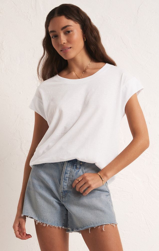 LAID BACK SLUB TOP