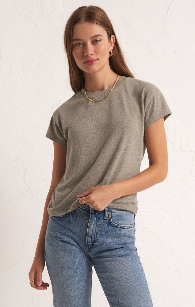 MODERN TRI BLEND CREW NECK TEE